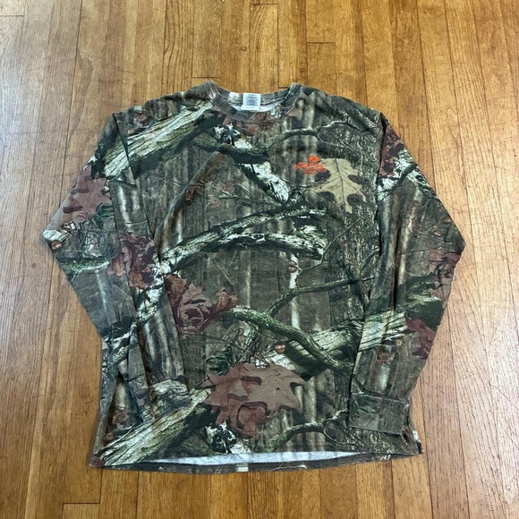 Mossy Oak Other - Mossy Oak Break-Up Infinity Camo Hunting T Shirt Mens Large Long Sleeve Green